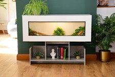 4ft x 16" x 18" Modern White