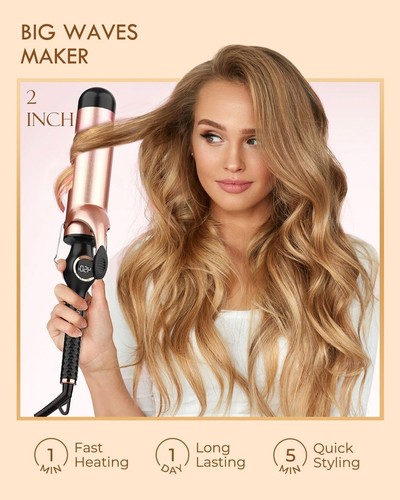 50mm ceramic curling wand - curling,