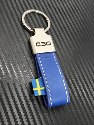 Volvo c30 blue - blue, keyring