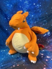 Official POKEMON LARGE PLUSH CUDDLY SOFT TOY BEANIE CHARIZARD 22" DRAGON