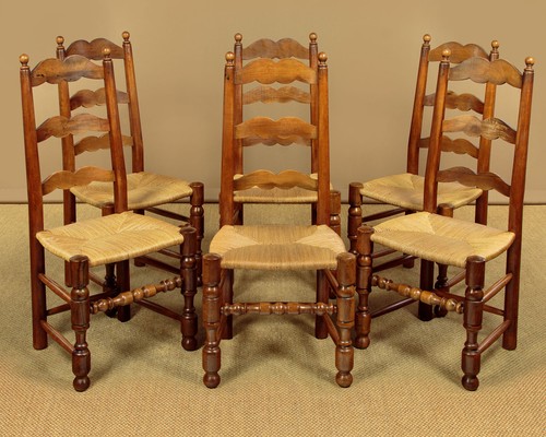 Set six cherrywood - of, &