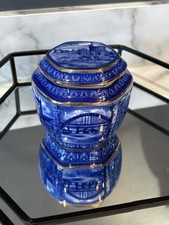 Ringtons Ceramic Castles & Cathedrals Tea Caddy- 80th Anniversary 