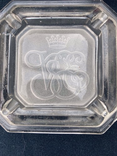 Vintage glass ashtray from the - vintage,