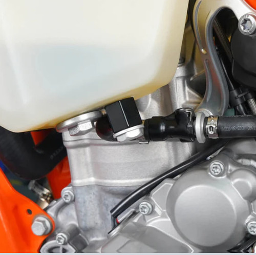 Billet fuel line tank - billet,