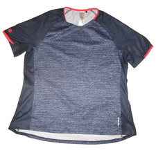 Decathlon Rockrider blue mix short sleeve active wear top t-shirt size XL