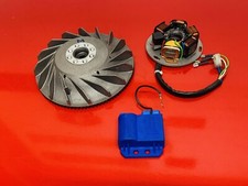 VESPA PX125E PX150E PX200E ELECTRIC START FLYWHEEL STATOR PLATE AND CDI