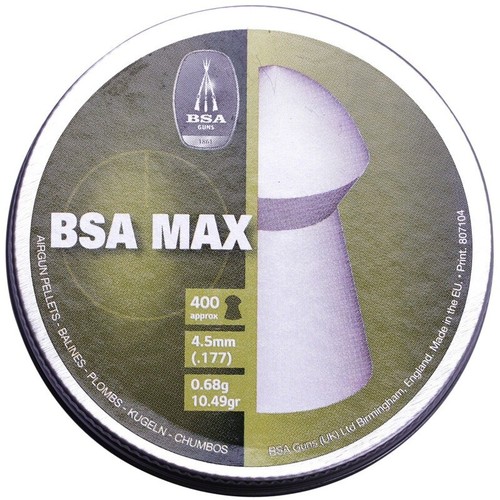 Bsa max 177 air pellets - air, full