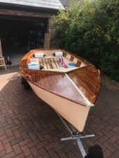 14ft Wayfarer Classic Dinghy Refurbished with Road Trailer and outboard