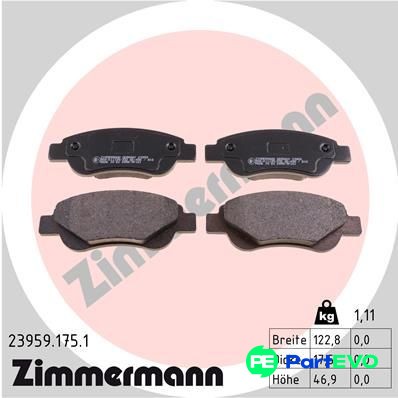 Zimmermann front disc brake - zimmermann,