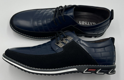 Gatsby mens black blue oxford - mens,