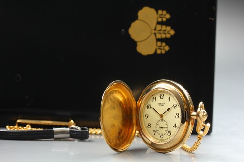 Box seiko pocket watch - seiko,