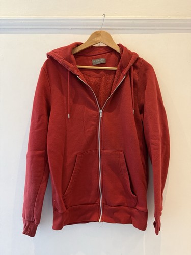Primark red zip hoodie - up,