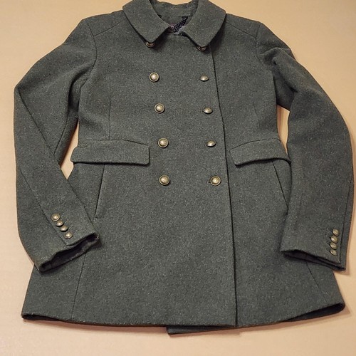 Superdry pea coat womens small - pea,