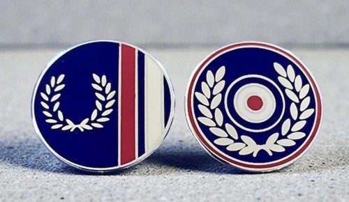 Mod pin badges fred perry - badges,