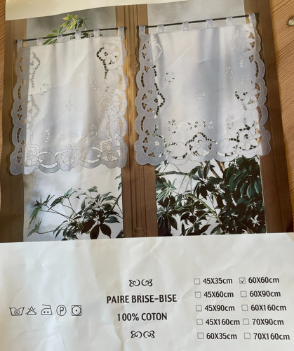 Pair french cotton cafe - french,