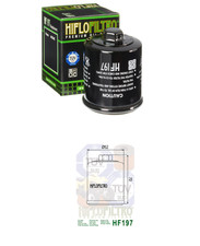 HF197 HIFLO OIL FILTER PGO 125