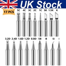 17Pcs 900M Soldering Iron Tips