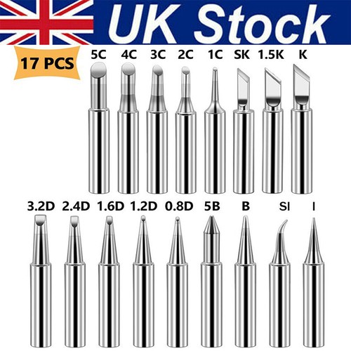 17pcs 900m soldering iron tips - 17pcs,