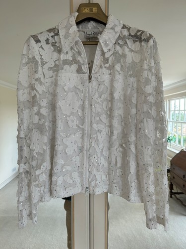 Joseph ribkoff white sequin - joseph, ribkoff,