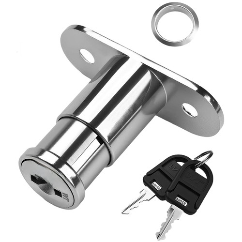 Sliding door lock - sliding, alloy