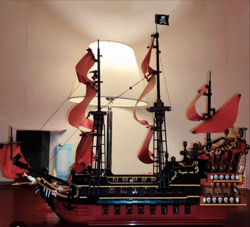Adult pirate ship building - pirate,