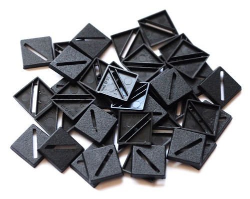 Black plastic slotta slotted - black, slotta,