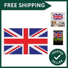 3x Union Jack Flag - Large 5ft