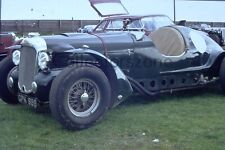 35mm Slide Lagonda special Racing Hill climb Car in the Paddock 1970's side