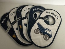 Baby Boy Wardrobe Dividers Vehicle White Blue