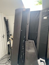 Darson Double & King Size NEVADA Ottoman Bed Frame Wing Plush Velvet Upholstered