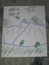 Chad channing signed 8x10 - chad,