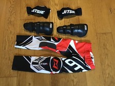Kids trials age 6/7  Jitsie elbow pads Mots jeans Answr knee guards junior oset