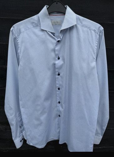 Eton slim fit blue white - eton, blue/white