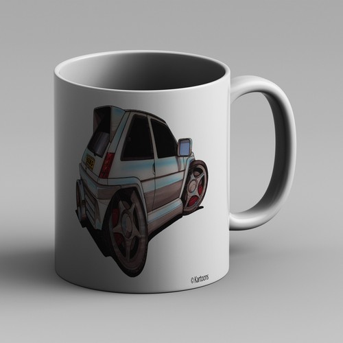 Kartoons car mug renault - car,