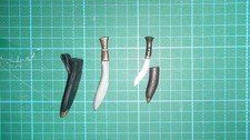 1/6th Scale Dragon Action Figures British Gurkha Kukris and Scabbards.