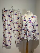 Their Nibs pyjamas outfit L VGC co-ord pattern print matching trousers blouse