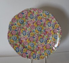 Art Deco Parrot & Co. Coronet Ware C1935+ Chintz Floral Part Cake Stand 20cm