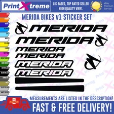 Merida bikes vinyl decals - bikes,