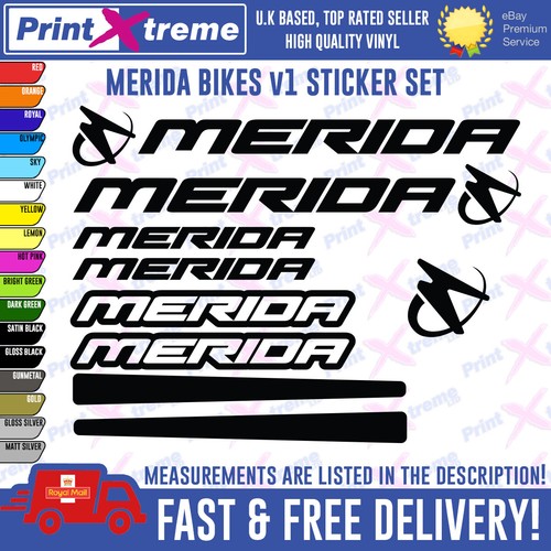 Merida bikes vinyl - merida, decals
