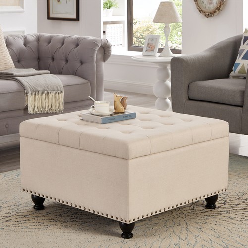 Large square upholstered - large,