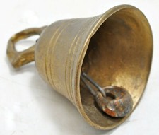 Antique Brass Small Cow Bell