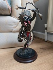 Franklin Mint Spirit Of The Thunderbird Bronze Metal Statue 10”  R. F. Murphy