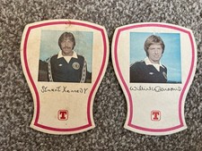TWO VINTAGE SCOTLAND 1978 WORLD CUP TENNENT’S BEER MATS