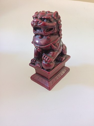 Vintage hand carved red - hand,