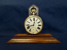 Antique large Omega Goliath watch. Chrome. Workings