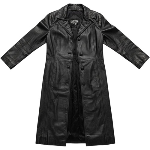 Charley leather trench coat - charley's,