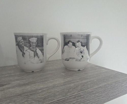 Vintage laurel and - hardy, mugs
