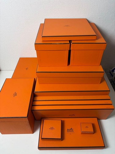 Authentic hermes orange empty - orange,