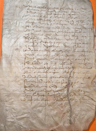 French notarial contract - french,