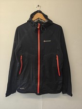 Montane VIA Minimus Women's Stretch Ultra Lightweight Jacket Black Orange UK 14